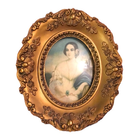 Vintage Cameo creations framed picture - Picture 1 of 5